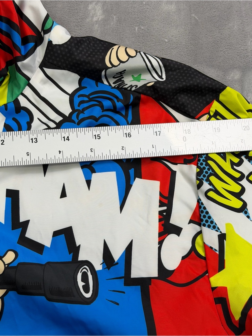 Kids Popeye Multicolor Comic-Print Hooded Zip Jacket Boy School L - Picture 10 of 12